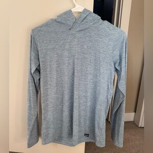 Patagonia Capilene Cool Daily Sun Hoodie - Heathered Blue